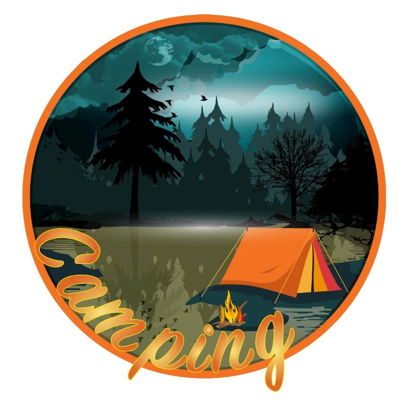 wildly romantic camping with campfire romance