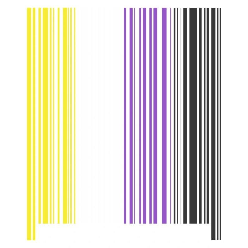 Code à barres Nonbinary Flag Enby Genderqueer LGBT
