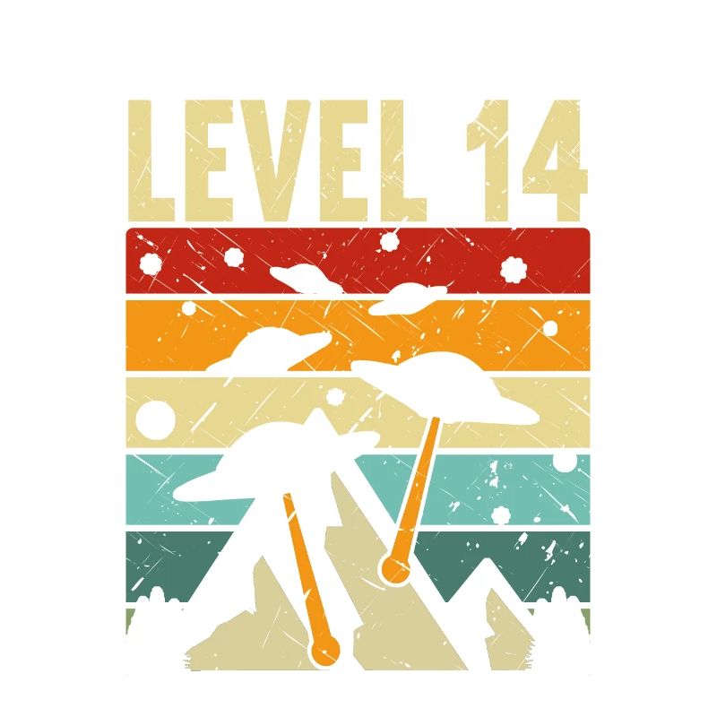 Level 14 Gaming Controller 14 anniversaire