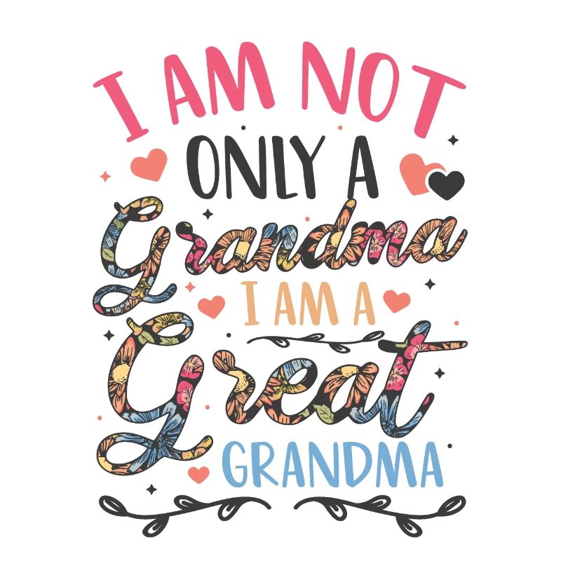 Nicht nur eine Großmutter, bin eine Urgroßmutter