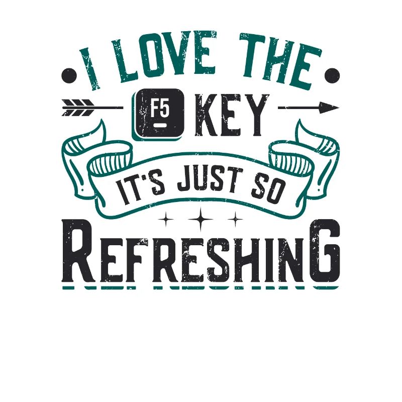 F5 key is refreshing, funny web designer