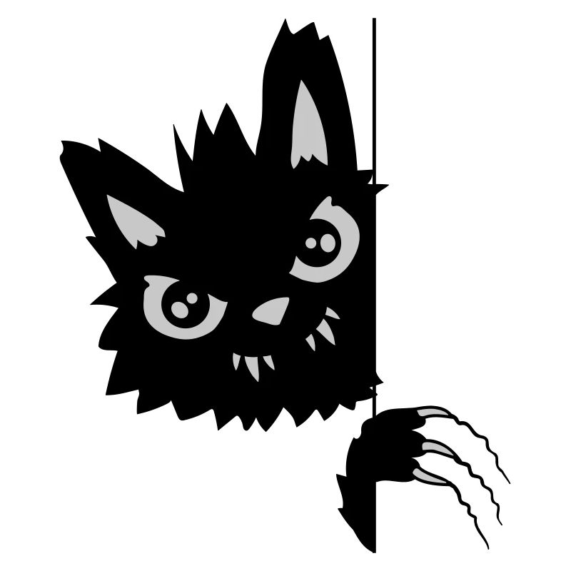 Griffures de chat maléfique