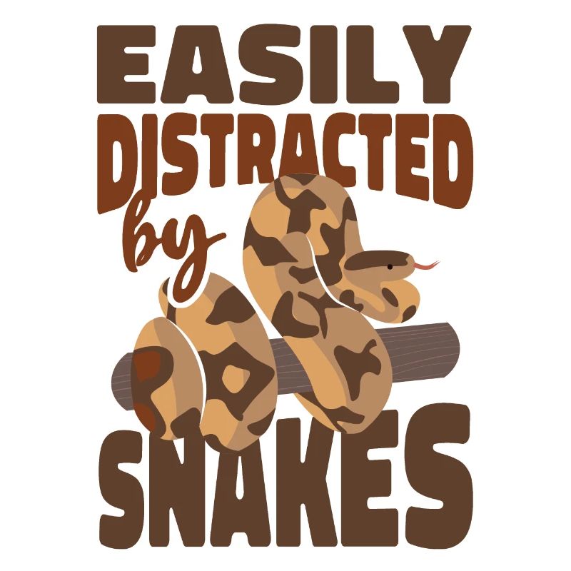 Snake Serpent Easily Distracted By