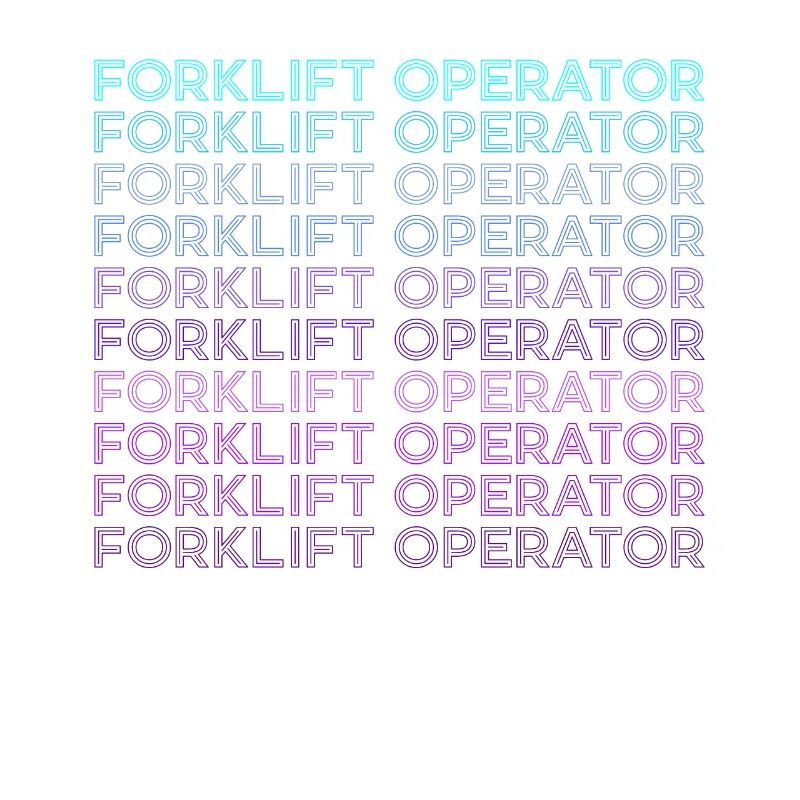 Staplerfahrer Gabelstaplerfahrer Retro