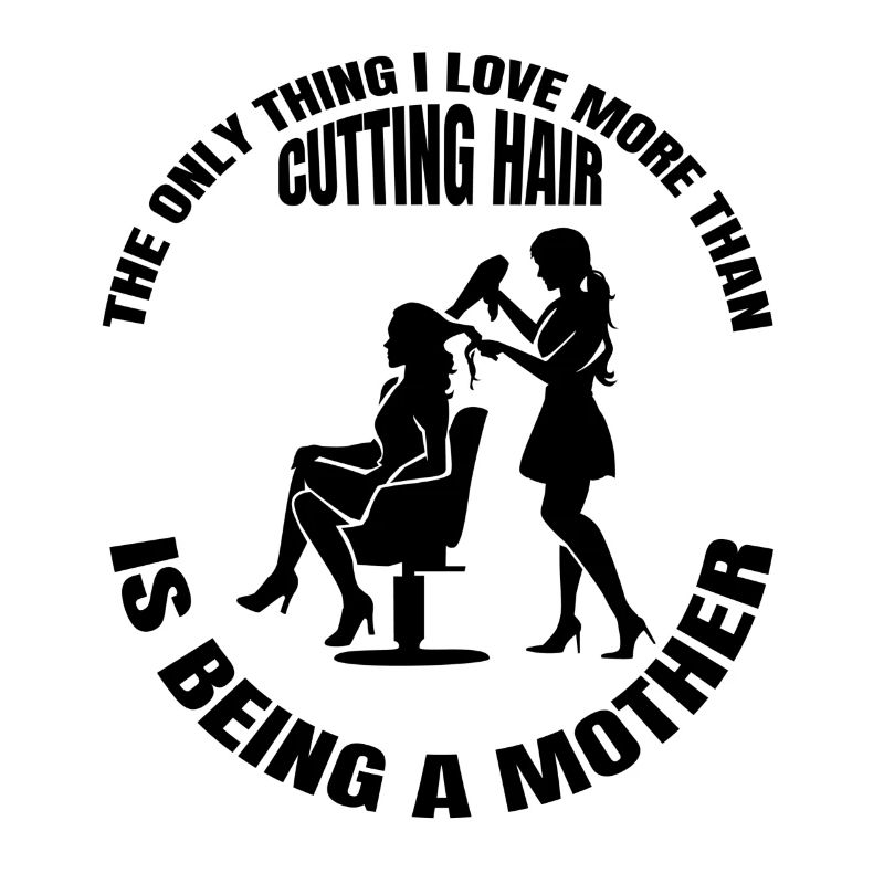 Frison Coiffeur Ciseaux Peigne Maman Ciseaux Mère