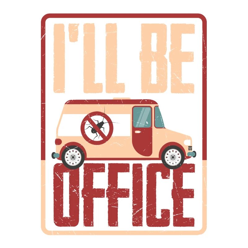 Pest Control Technician Exterminator I'll Be In