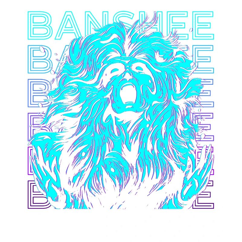 Banshee Irische Legenden Folklore Retro Geschenk