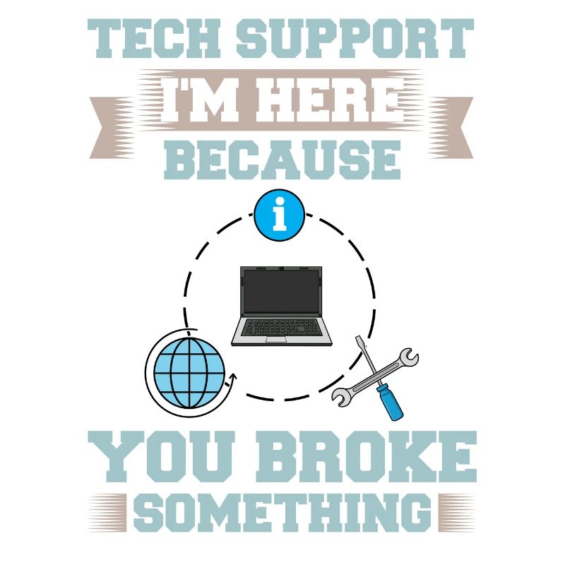 Tech Support IT Technischer Hilfe Helpdesk