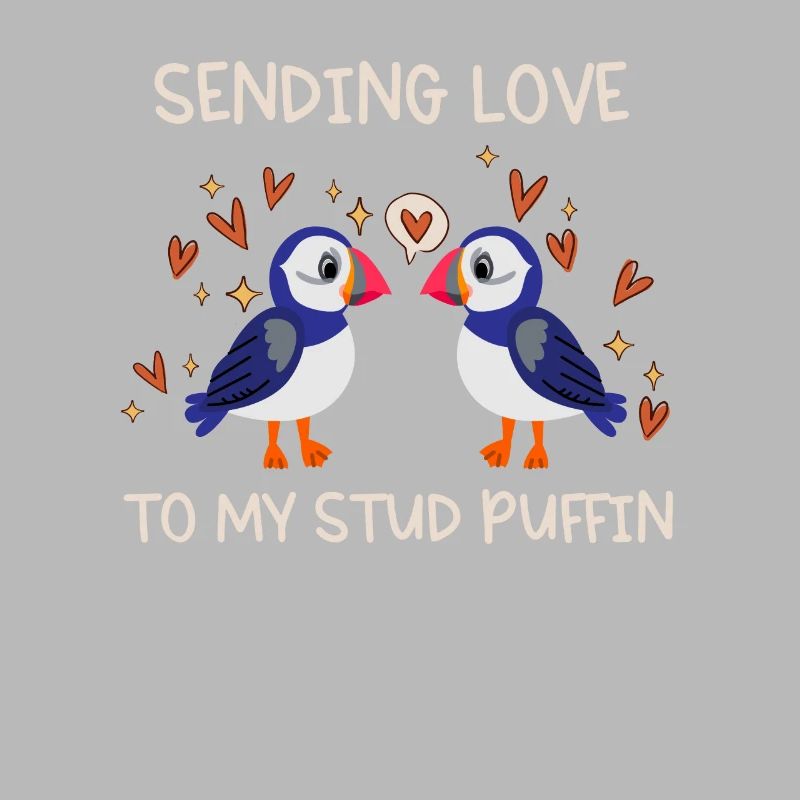 Envoyer de l’amour à ma relation amoureuse Stud Puffin