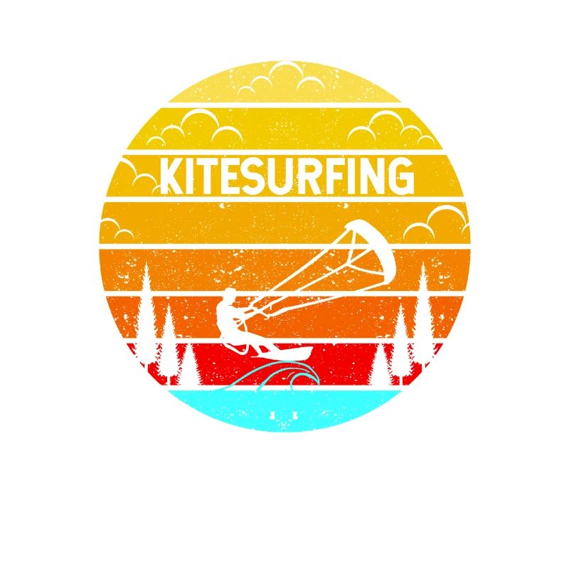 Drôle kitesurf Kiteboarding Kiteboarder