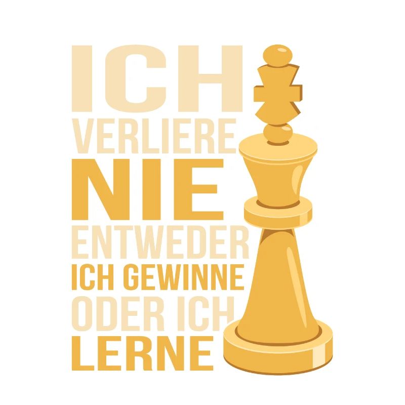 Ich verliere nie. Entweder ich gewinne oder ich le