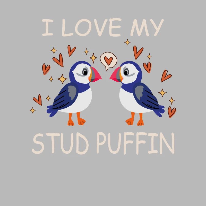 J’adore ma relation stud puffin puffin