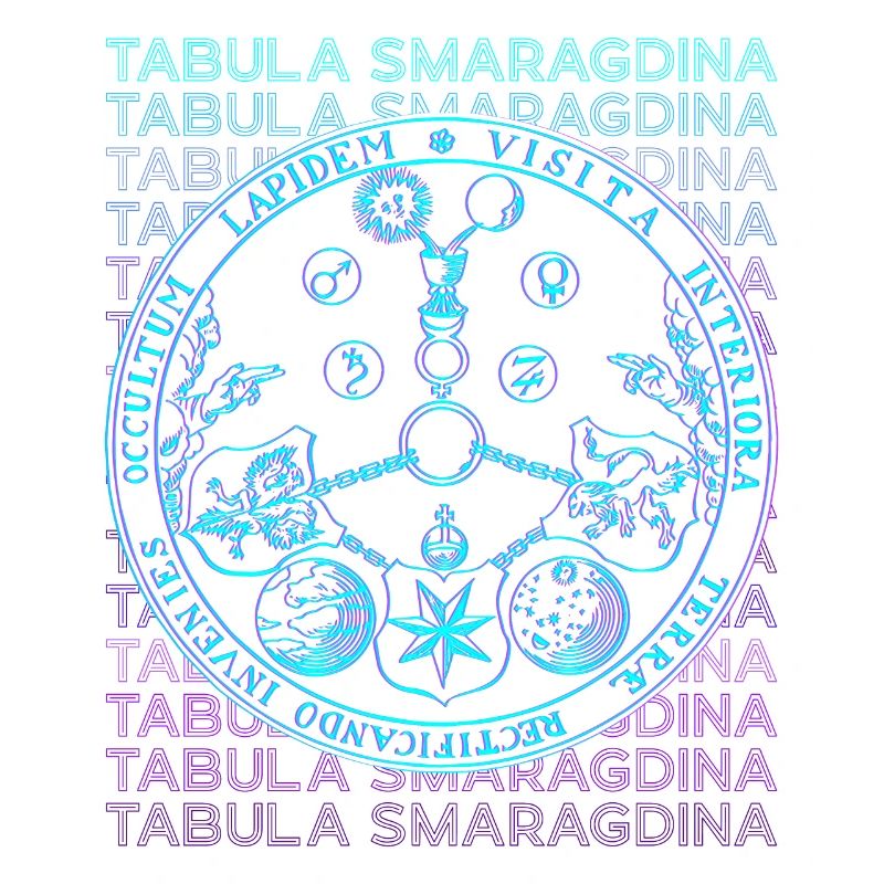Tabula Emerald Table Hermetic Alchemi