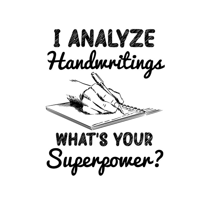 I analyze reading handwriting