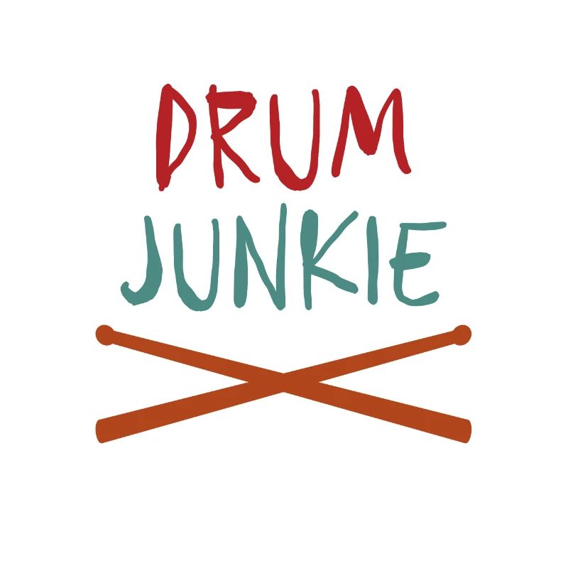 Drum Junkie Drumsticks Cool Drummer Gift idea