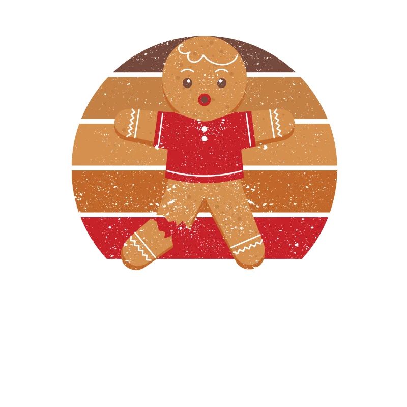 Gingerbread Man Cookie Broken Leg Funny