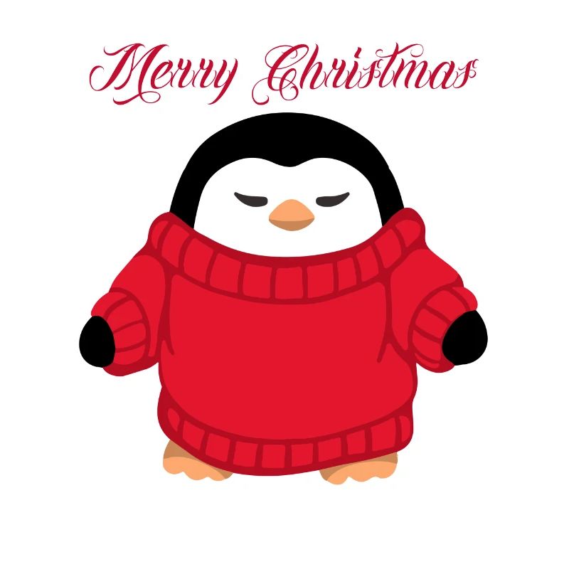 Weihnacht`s Pinguin