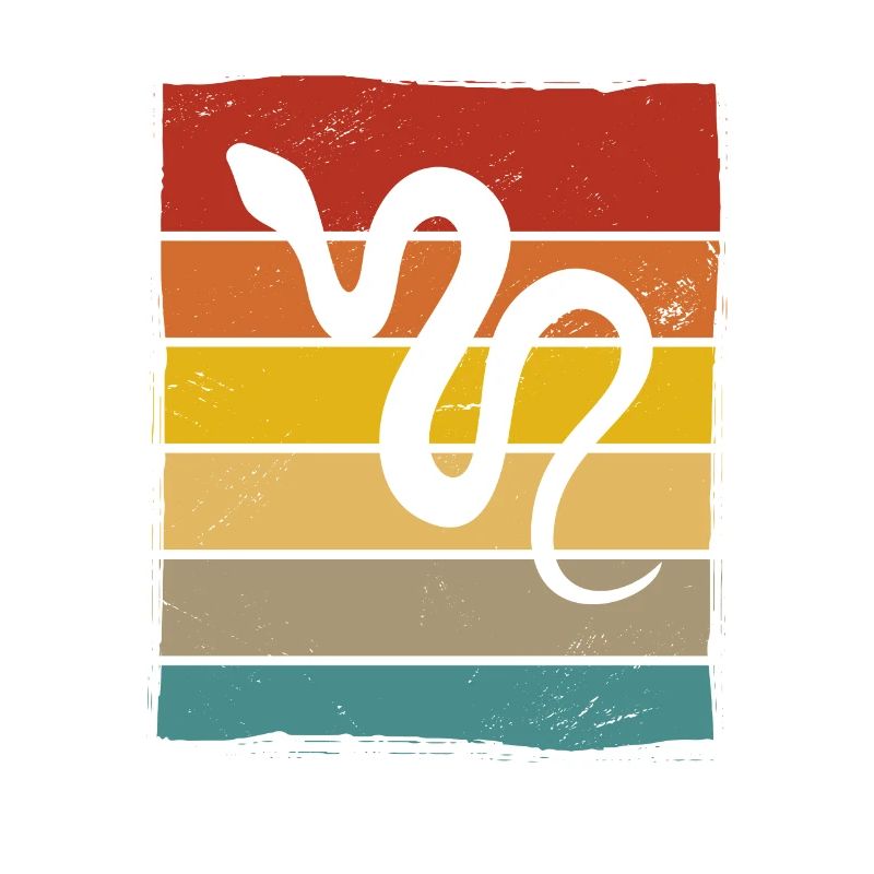 Snake Retro Reptile Python Gift idea