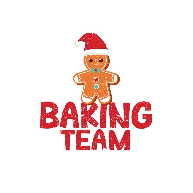 Holiday Cookie Baker Cook Équipe de cuisson de Noël