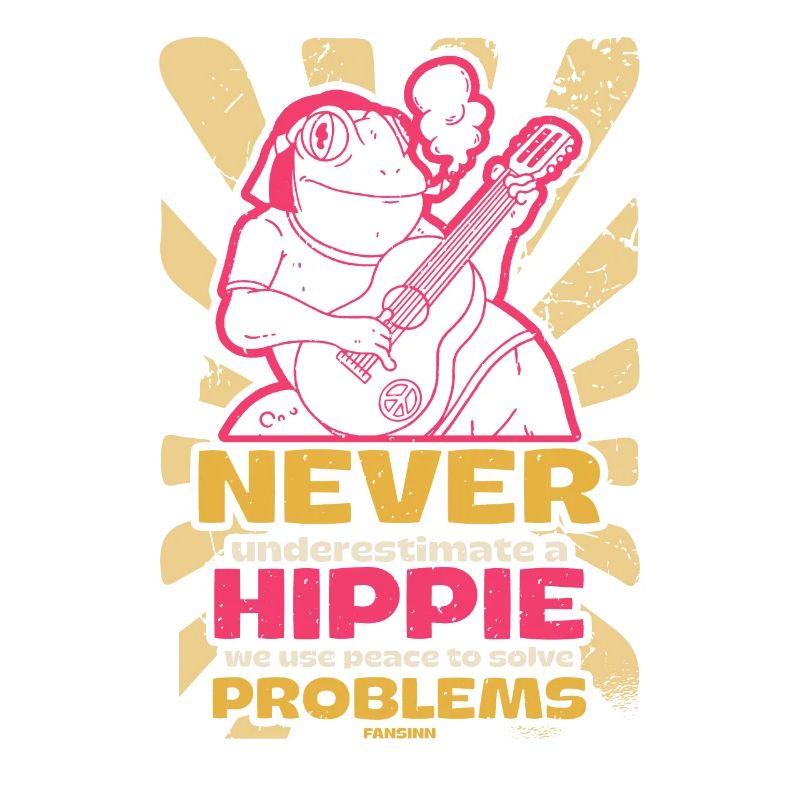 Peace solves all problems Hippie