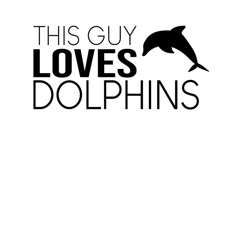 Ce gars aime les dauphins