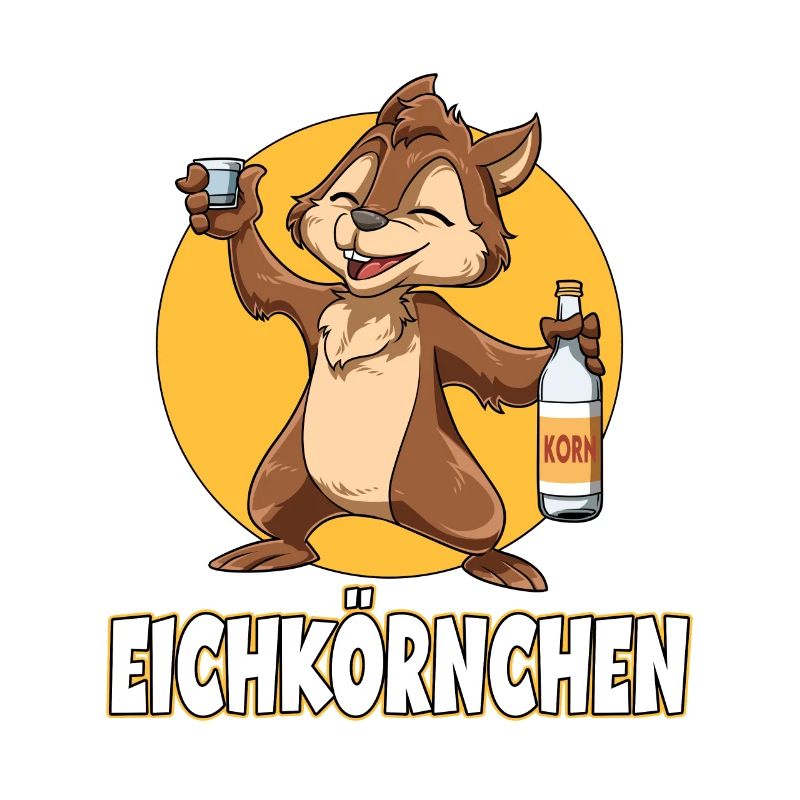 Eichkörnchen Eichhörnchen mit Korn