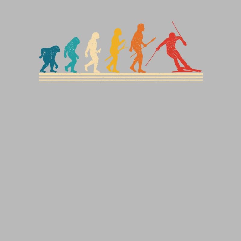 Skiing Human evolution Funny skis