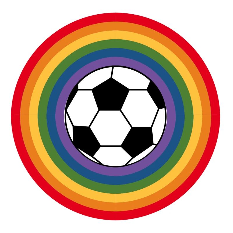 fußball Regembogen