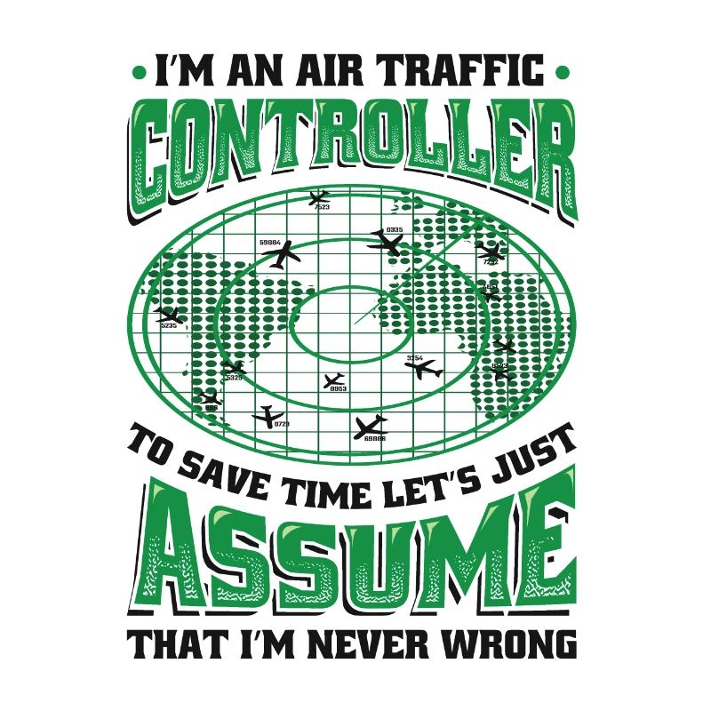 Air traffic controller, radar flight control.