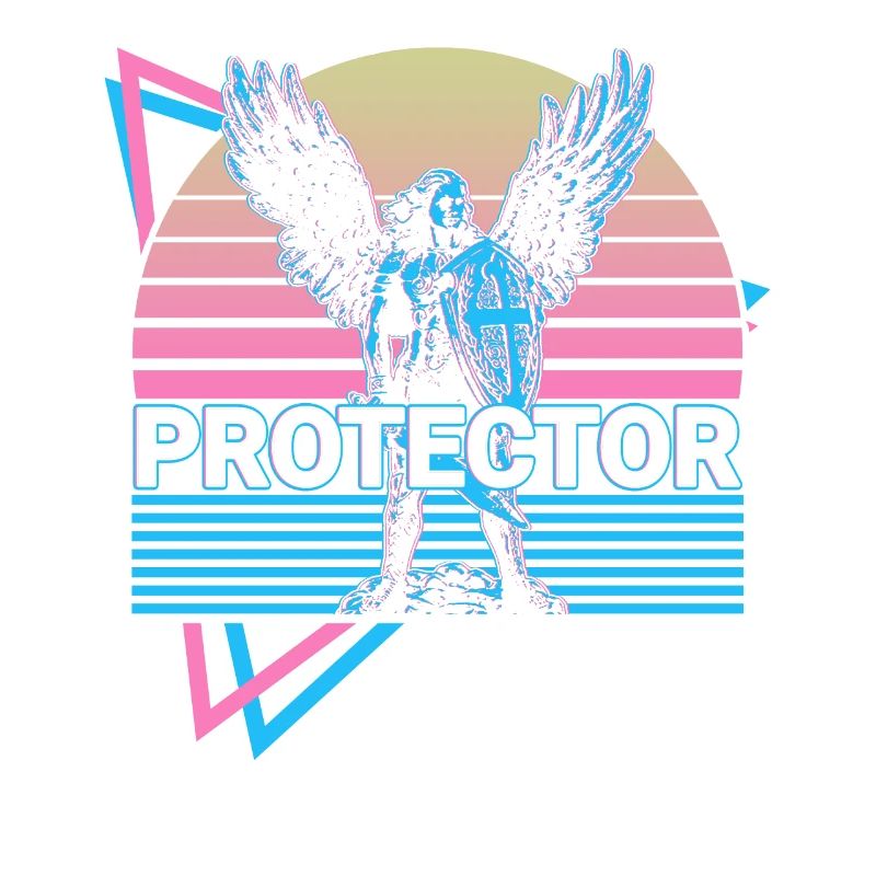 Protector Archangel Michael Retro