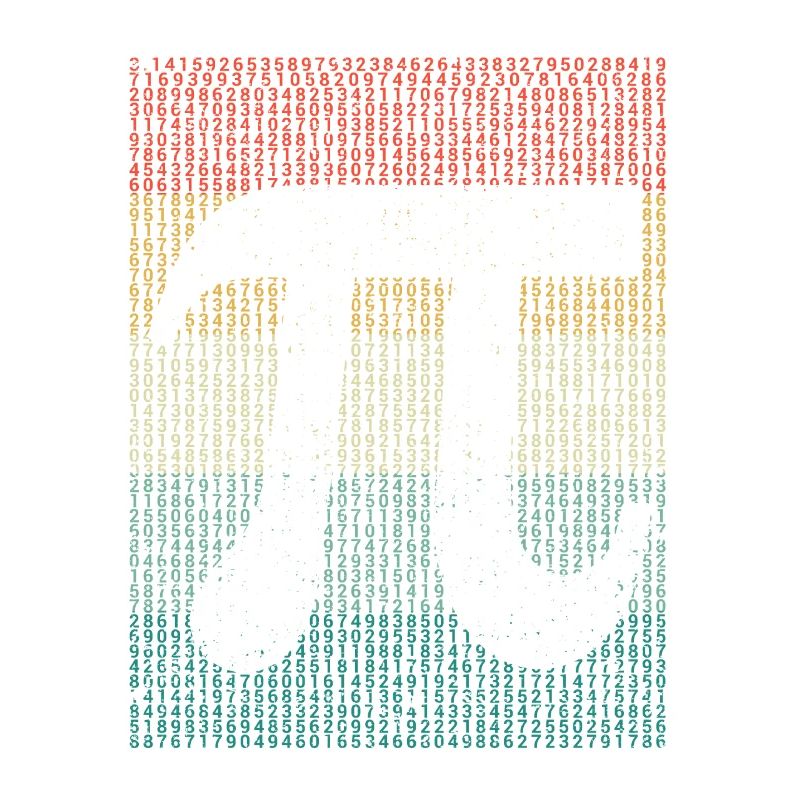 Pi Jour 3.14 Cool Drôle Nerd Math Lover Geek Rain