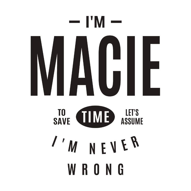 Macie Personalized Name