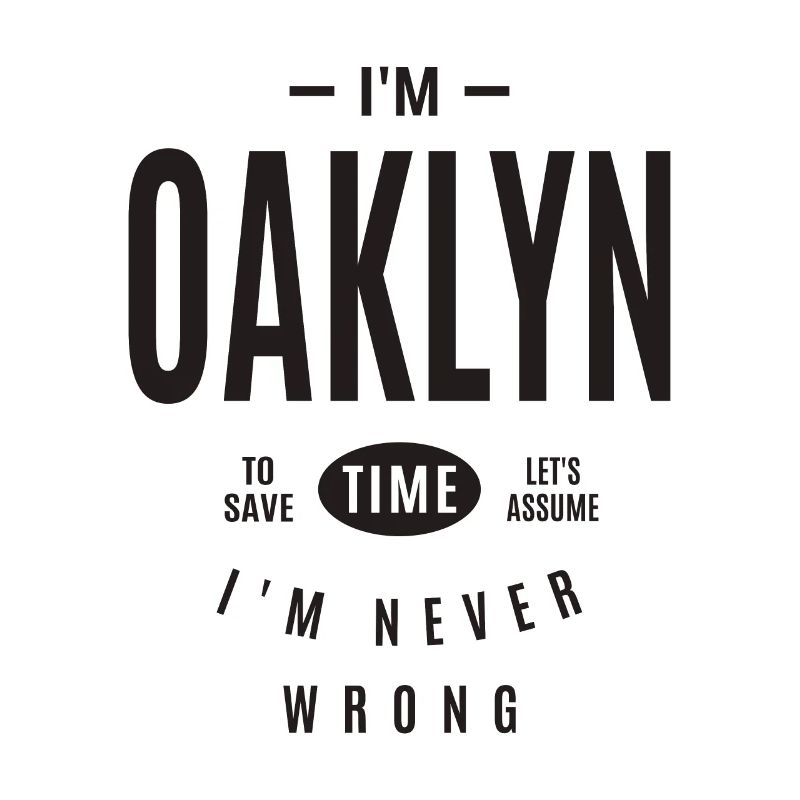Oaklyn Personalized Name