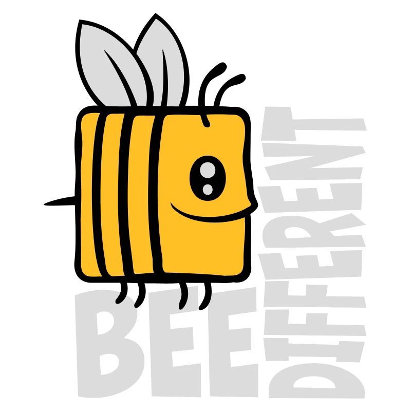 bee different Spruch Zitat