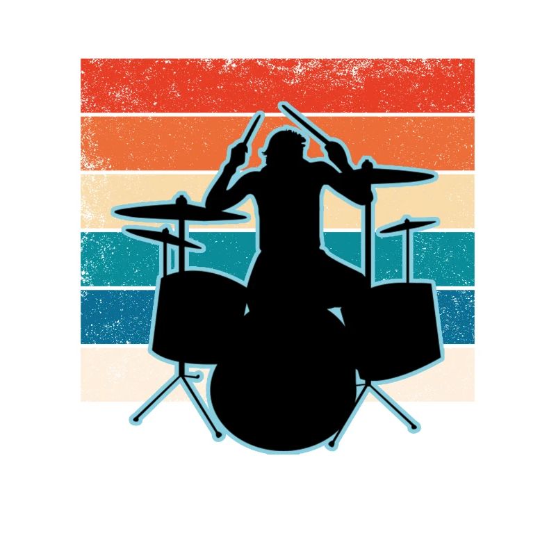 Drummer and drums