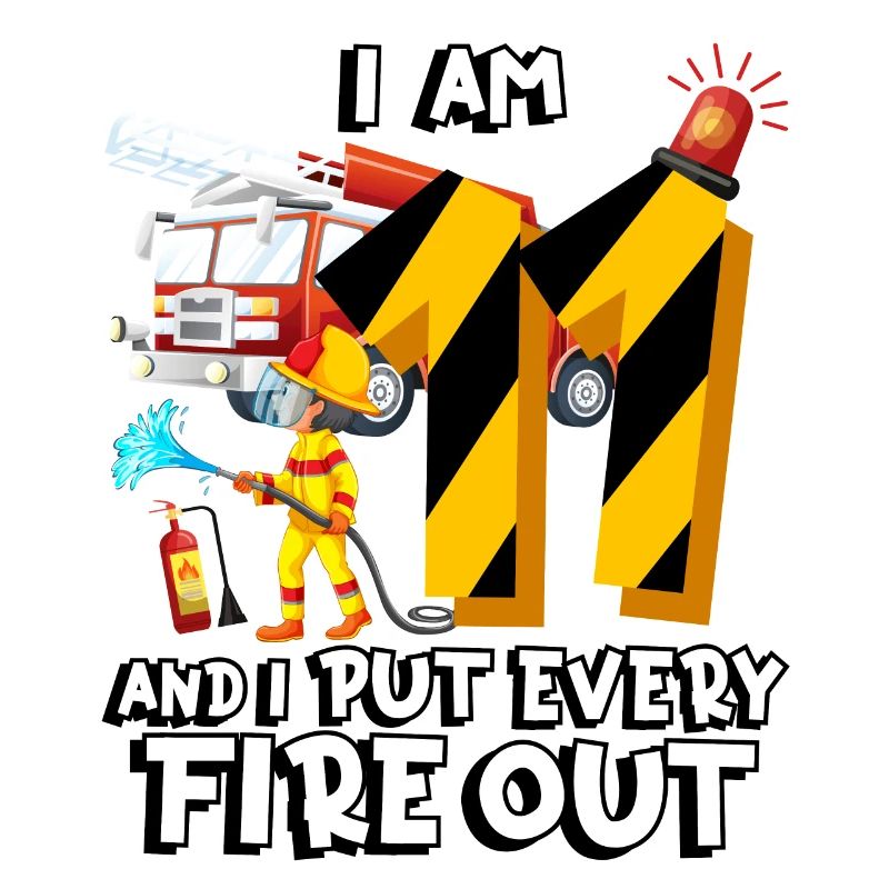 Fire engine Firefighting I am 11 years old