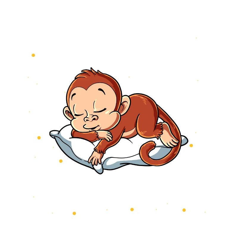 Sleeping Monkey I Nap Periodically