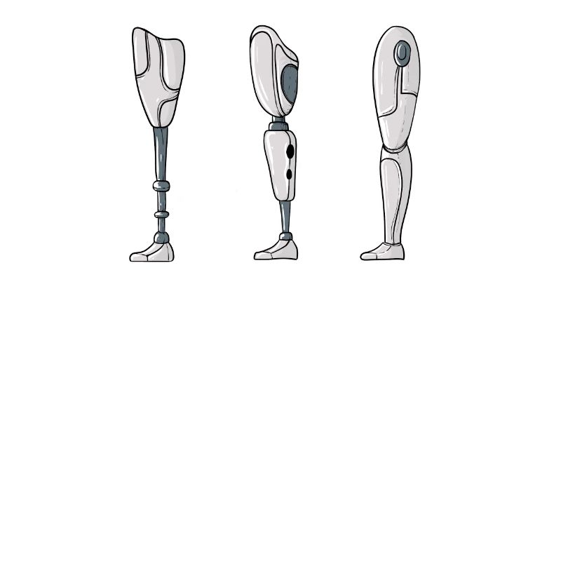 Amputation Bein Protese Cyborg Unfall Arm