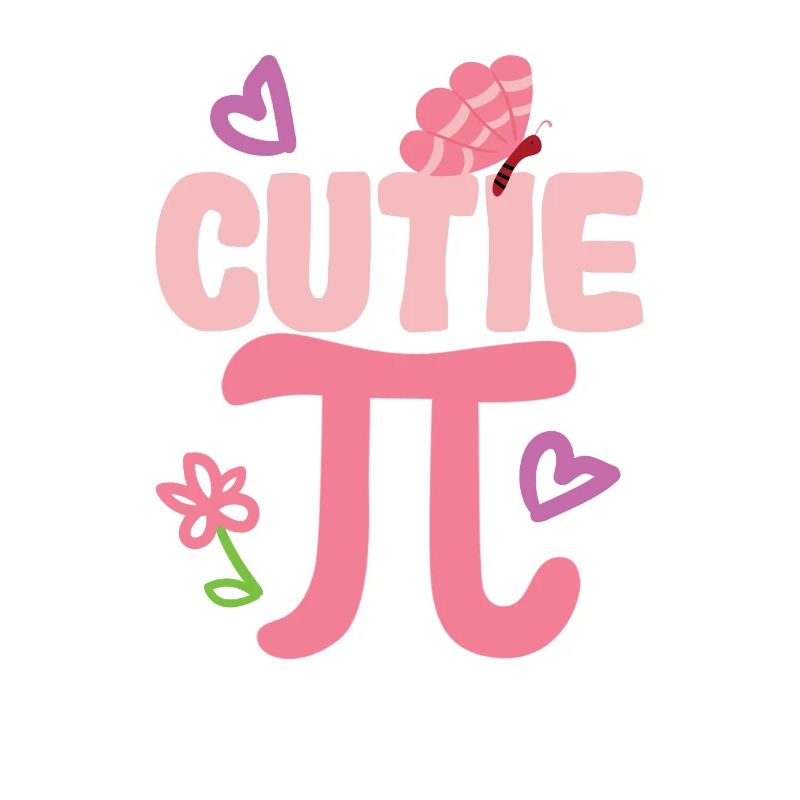 Cutie Pi Day Drôle Mignon Nerd Geek Pretty Math