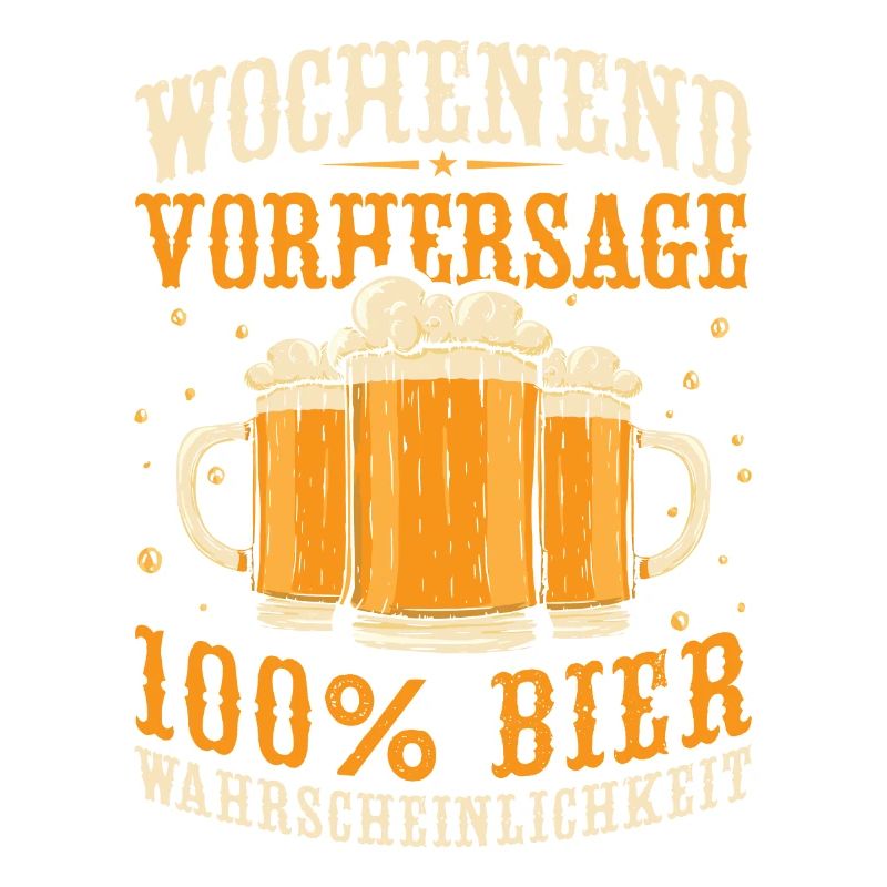 Wochenend Vorhersage 100% Bier Wahrscheinlichkeit