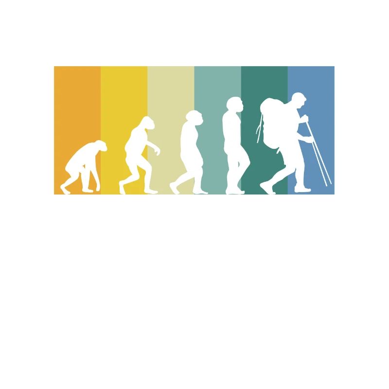 Evolution Wanderer - hiking retro vintage colors
