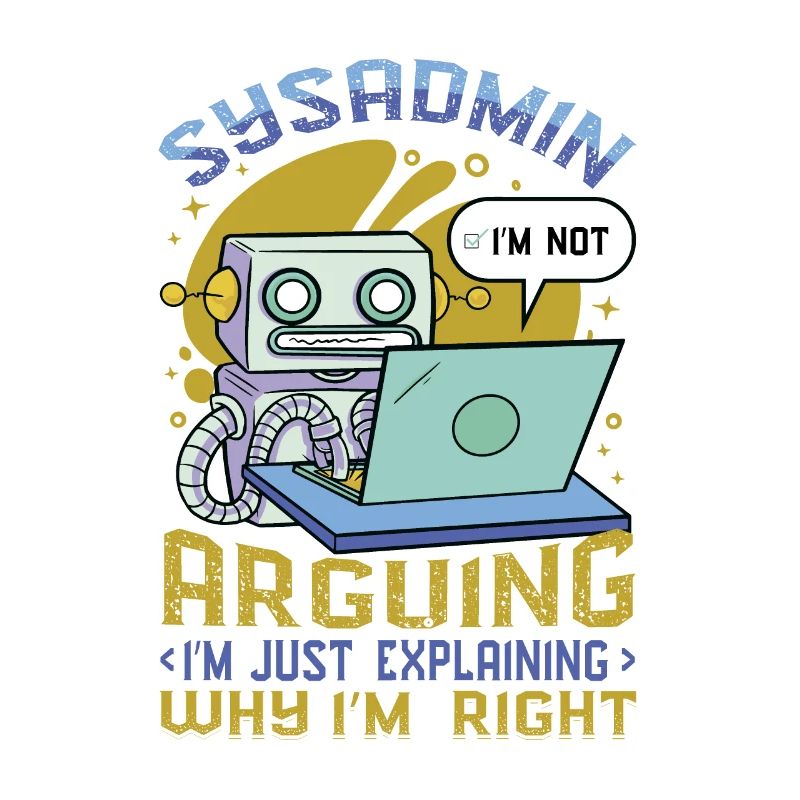 sysadmin, I'll explain why I'm the right one