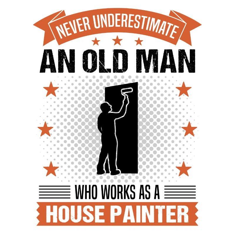 Painter Old Man Saying Men's Gift