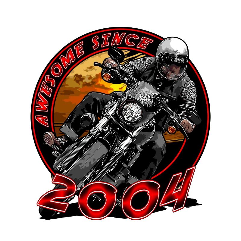 Awesome since 2004, Biker Geburtstag