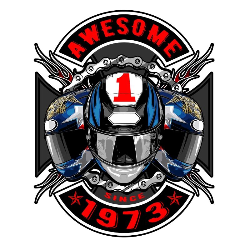 Awesome since 1973, Biker Geburtstag