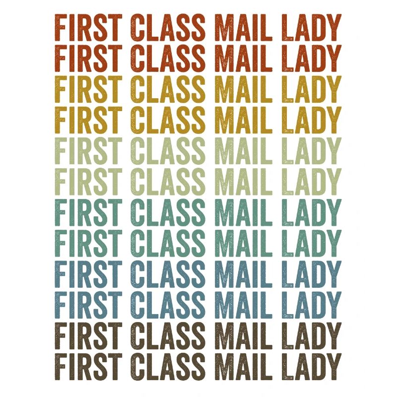 First Class Mail Lady Postangestellte Mail Lady