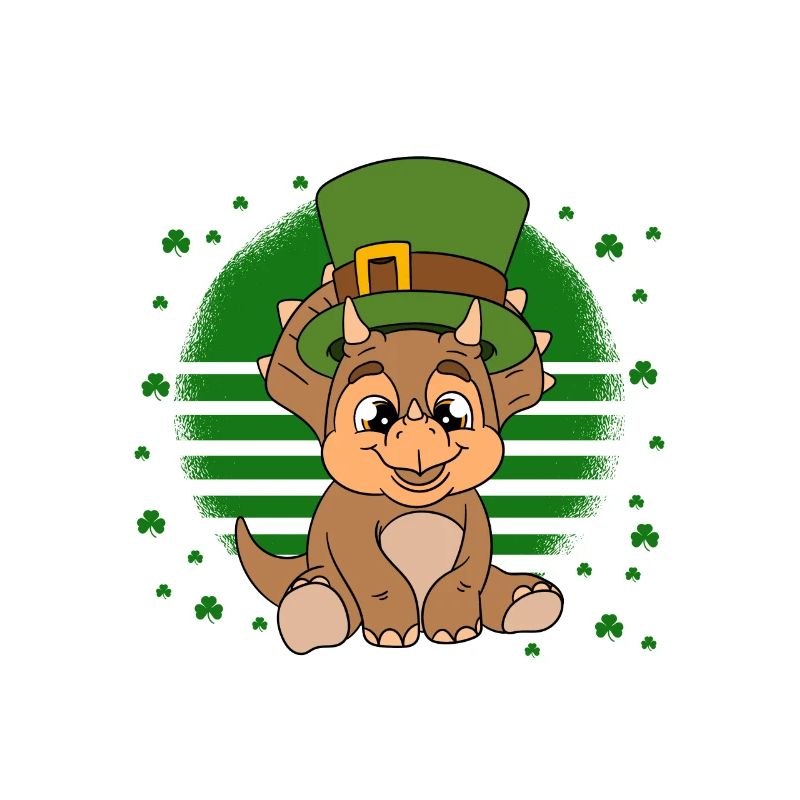Dinosaurier St. Patrick's Day Dino