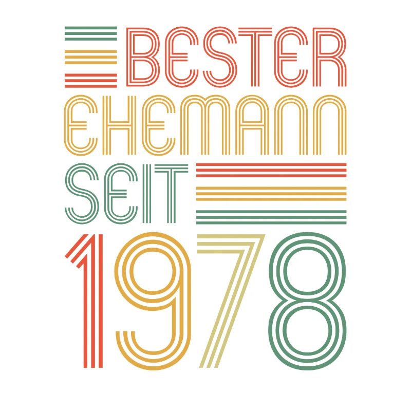 45. Hochzeitstag Bester Ehemann seit 1978