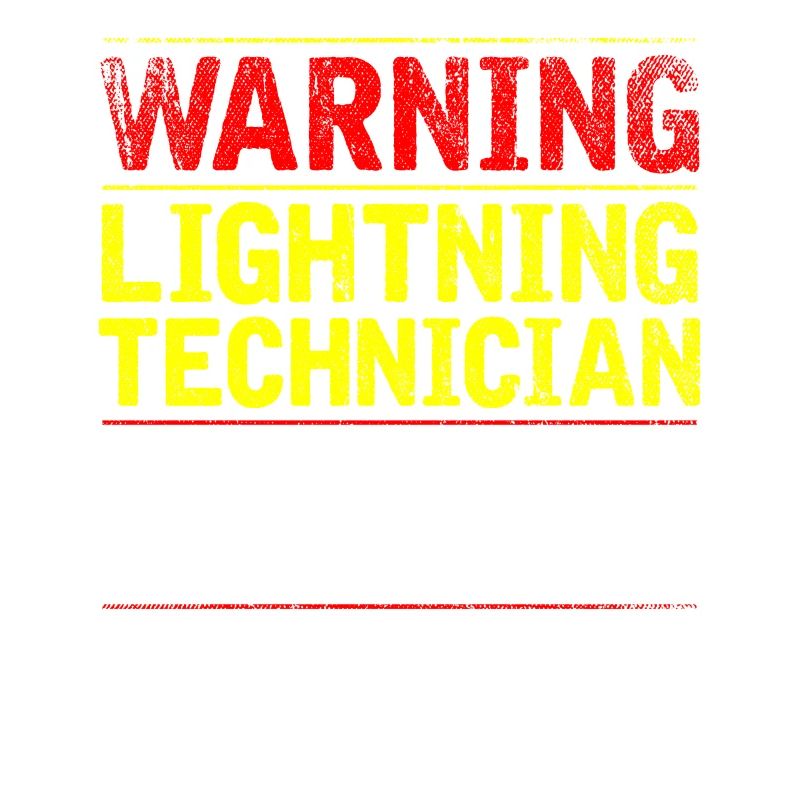 Warning Lightning Technician At Work