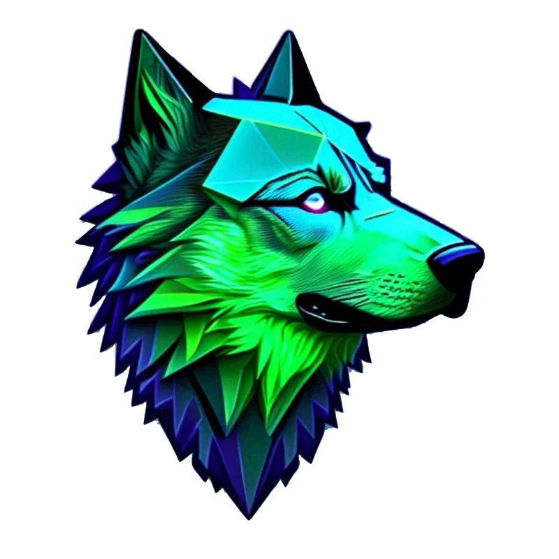 Wolf polygonale Form